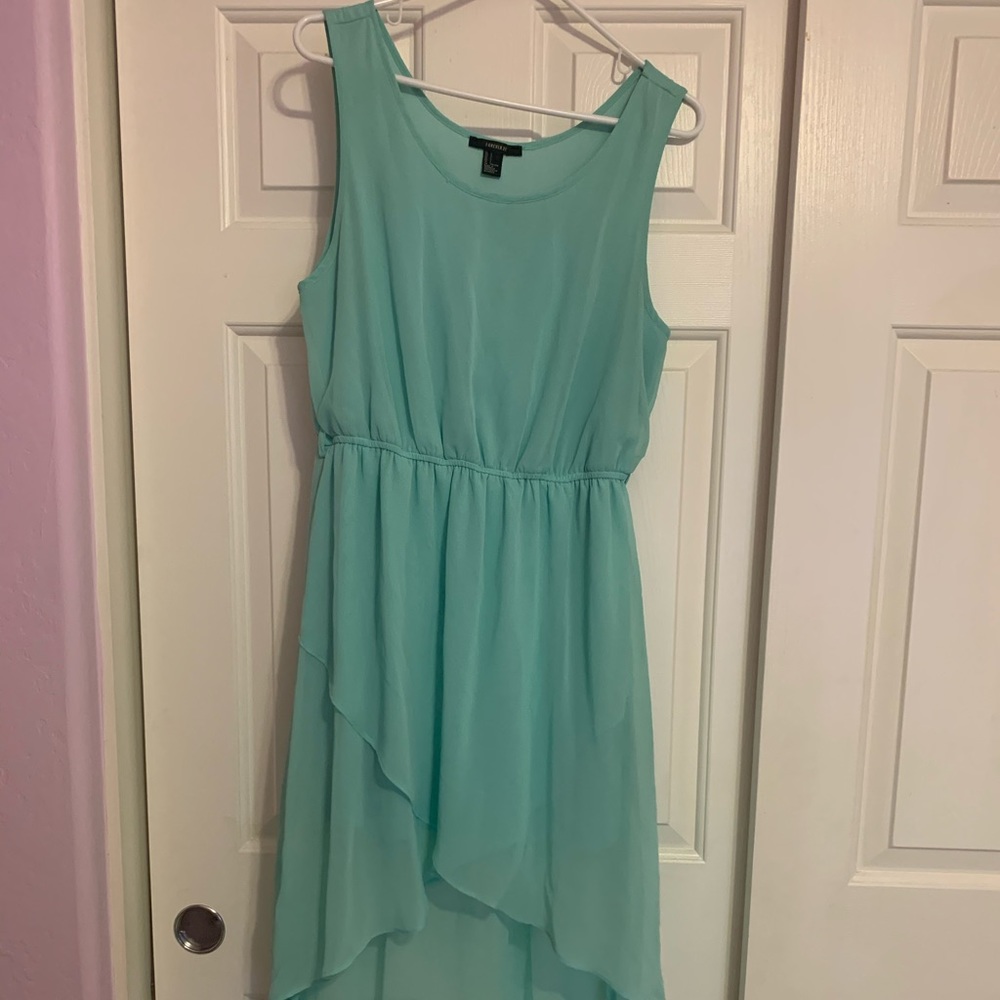 Teal Casual Dress